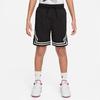 Jordan Logo Print Striped Casual Sports Shorts For Kids Kids Bottoms Black DR8097-010