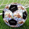 Custom Name Curious George Theme Size 5 Soccer Ball, Suitable for Both Indoor and Outdoor Matches, a Gift Suitable for Everyone.