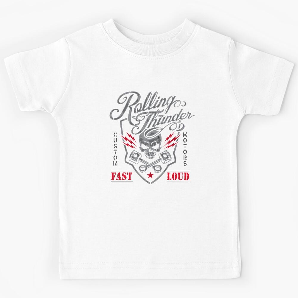 Rolling Thunder Custom Motor Kids T-Shirt 140