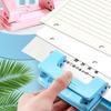 DIY Punching Tool Double Holes Puncher Metal Round Paper Puncher Round Hole Puncher  Stationery