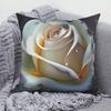 Nordic Style Romantic Rose Flower Print Pattern Cushion Cover for Home Living Room Sofa Decoration Square Pillowcase