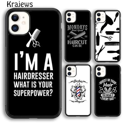 Krajews Friseurkamm Friseursalon Handyhülle Cover Für iPhone 14 5s 6s 7 8 plus X XR XS 11 12 13 pro max Samsung S21 S22 ultra