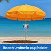Umbrella Drink Holder Garden Umbrella Pole Cup Holder Leakproof Water Bottle Stand For Beach Parasol Outdoor Relaxation Swimming