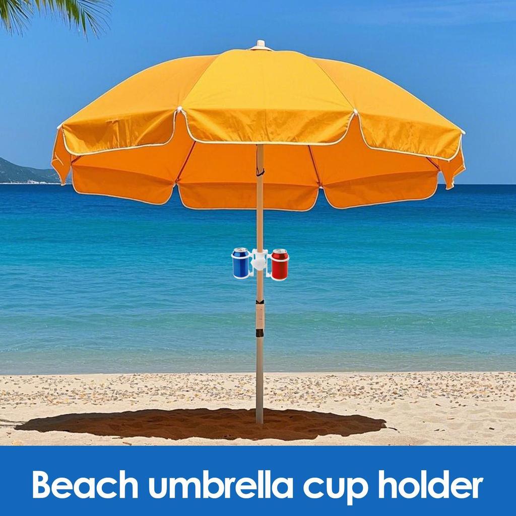 Umbrella Drink Holder Garden Umbrella Pole Cup Holder Leakproof Water Bottle Stand For Beach Parasol Outdoor Relaxation Swimming