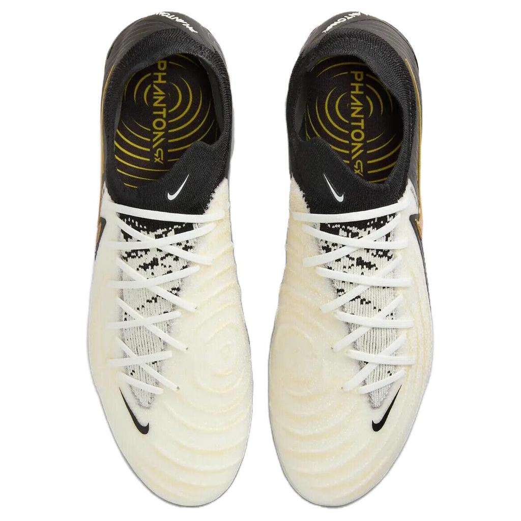 Nike Phantom GX 2 Elite FG Mad Ready Pack Men Sneakers White Black Metallic-Gold-Coin FQ8925-100