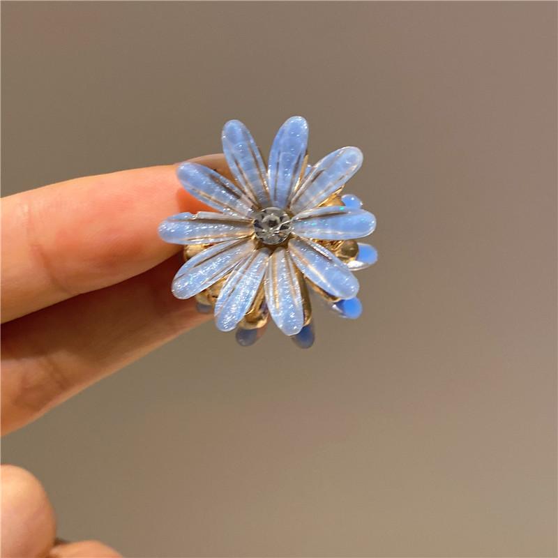 Pearl Rhinaute Small Hair Clip Female Net Celebrity Delicate High Ponytail Clip Korean Advanced Side Broken Hair Clip Headwear