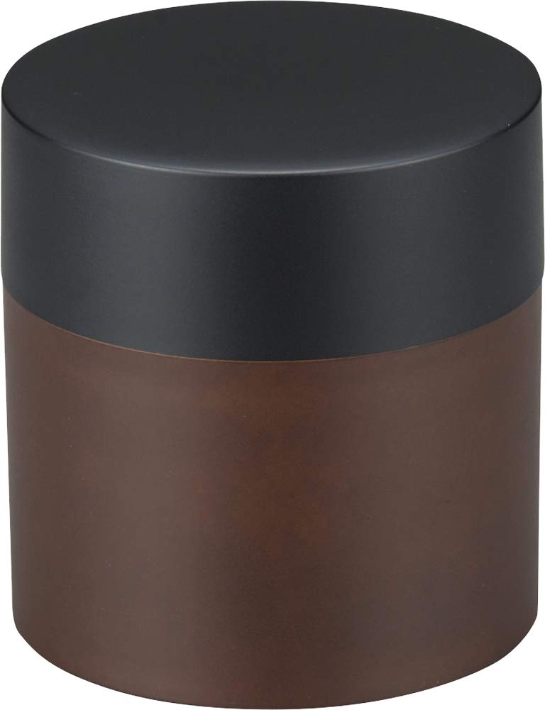 

Kano Tea Caddy, Lacquered Black, Diameter 8.7 x 9cm, Traditional Japanese Colors, 74046