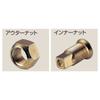 TONE Impact Socket Set Wheel Includes 9 Pieces (for Nuts), A809T, 25.4mm (1") Drive, Silver,