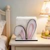 Easter Napkin Holder for Table Decor, Cute Paper Towel Holder, Freestanding Napkin Dispenser for Kitchen Dinner Restaurant Bar Easter Decoration