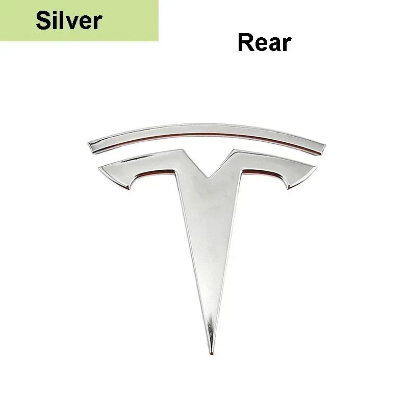 Dla Tesli Model 3 Model Y Stop Cynku Naklejka z Logo na Przednią Maskę Samochodu Stylizacja Emblemat na Tylną Klapę Nadwozia Samochodowego z Promieniem Akcesoria