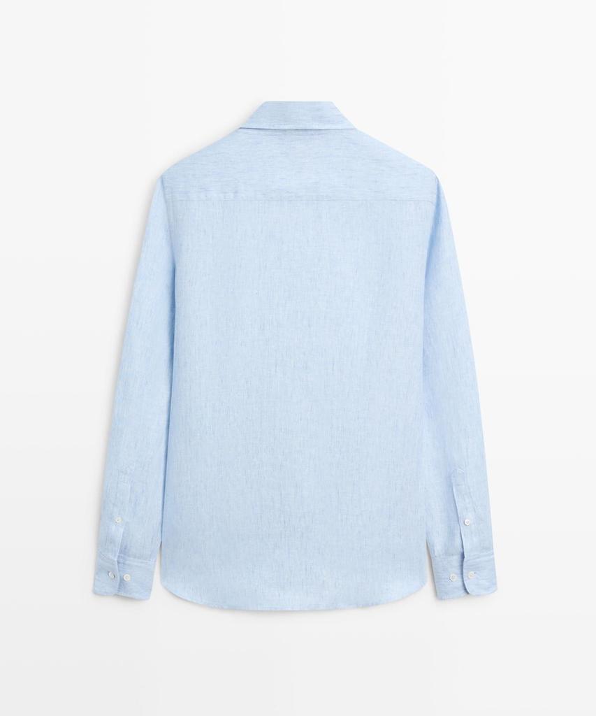 Masimodutti 100% Linen Regular Fit Shirt