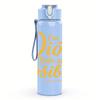 1PC Dios Todo Es Posible Quote 750ml Color Plastic Sports Water Bottle Leakproof Flip Straw Lid For Sports Office Home Use