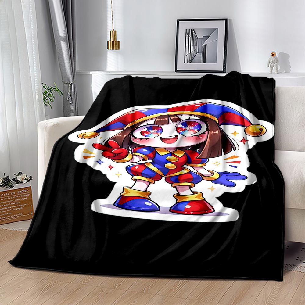 Digital Circus Blanket Comfortable Perfect for Sofa Seaside Office Chair for All Seasons Modern Style Gift for Travel Home Birthdays