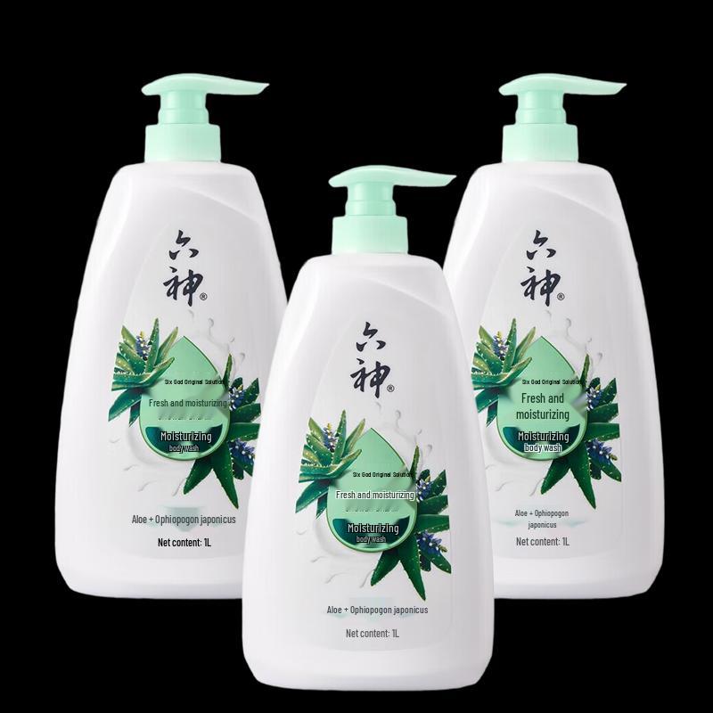 

Liùshén Summer Fresh Moisturizing Body Wash, 3x1L Pack