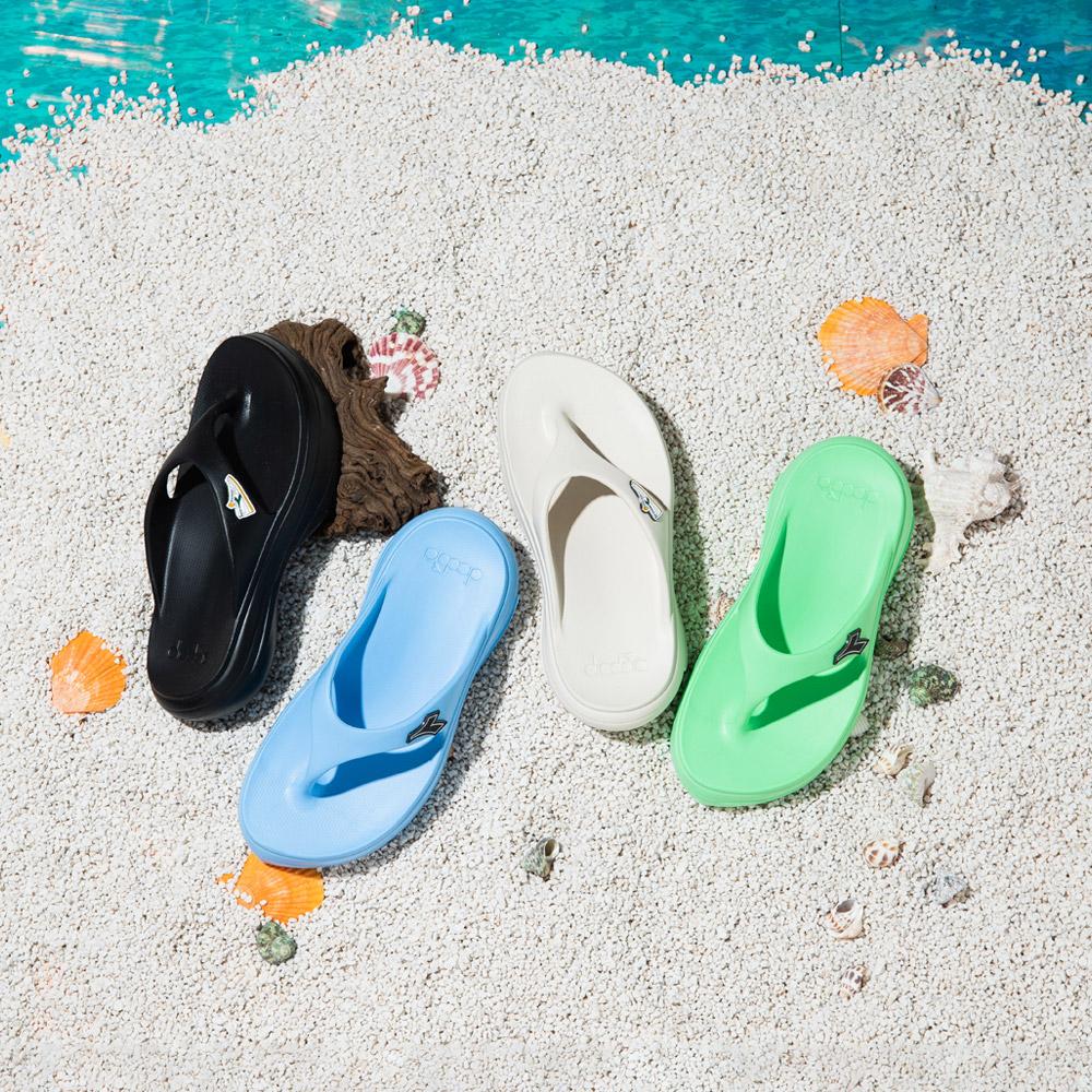Diadora Reboots Bubble Flip-Flops Neon Green