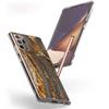 Fashion Gold Pink Geometric Marble Phone Case For Samsung Galaxy S24 S25 Edge S26 Ultra S23 S22 S21 Plus S20 FE + Personalized P