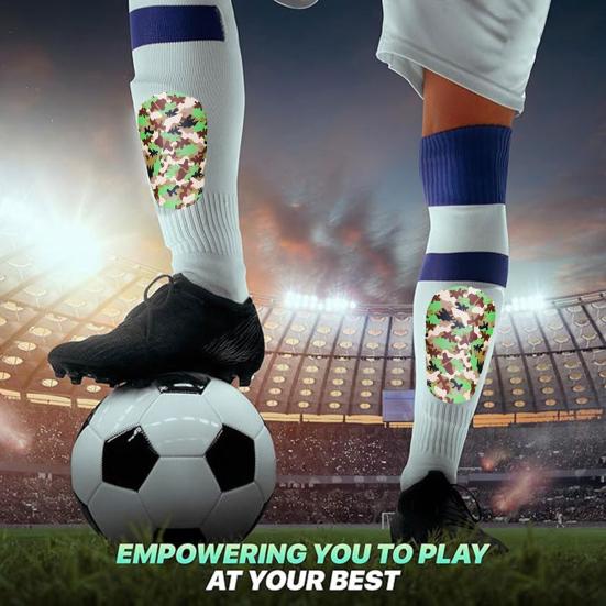 Football Shin Guards Mini Soccer Shin Pads for Teens Adults EVA Cushioning Leg Protection
