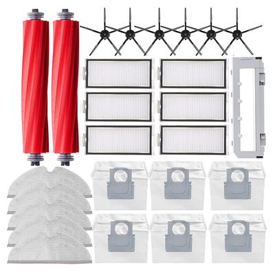 Spazzola laterale principale Filtro HEPA per Xiaomi Roborock Q7 Max / Max+ / T8 Aspirapolvere Pezzi di ricambio Copertura Mop Rag