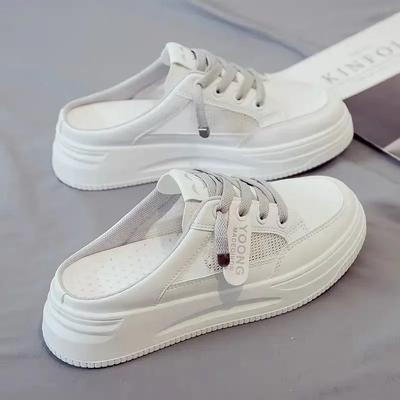 Módne dámske topánky 2025 Značkové dámske papuče s uzavretou špičkou Módne šnurovacie letné sieťované priedušné vonkajšie pohodlné ležérne tenisky