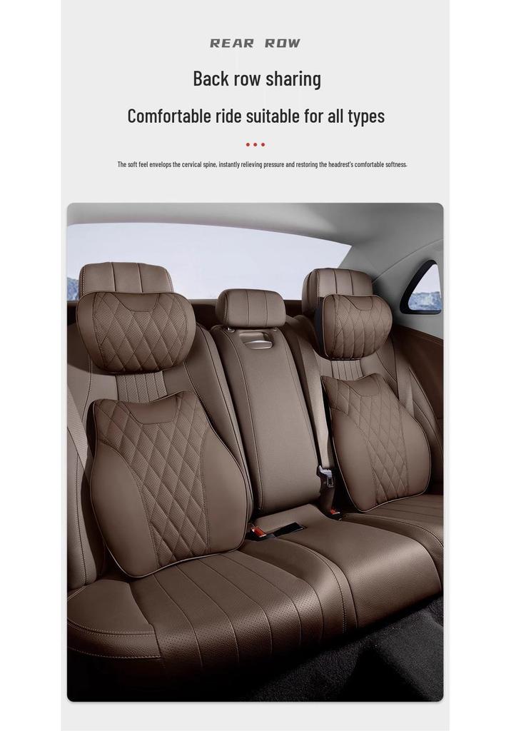 BMW Car Neck and Lumbar Support Pillow for 3/5/7 Series, X1, X3, X5, X7
