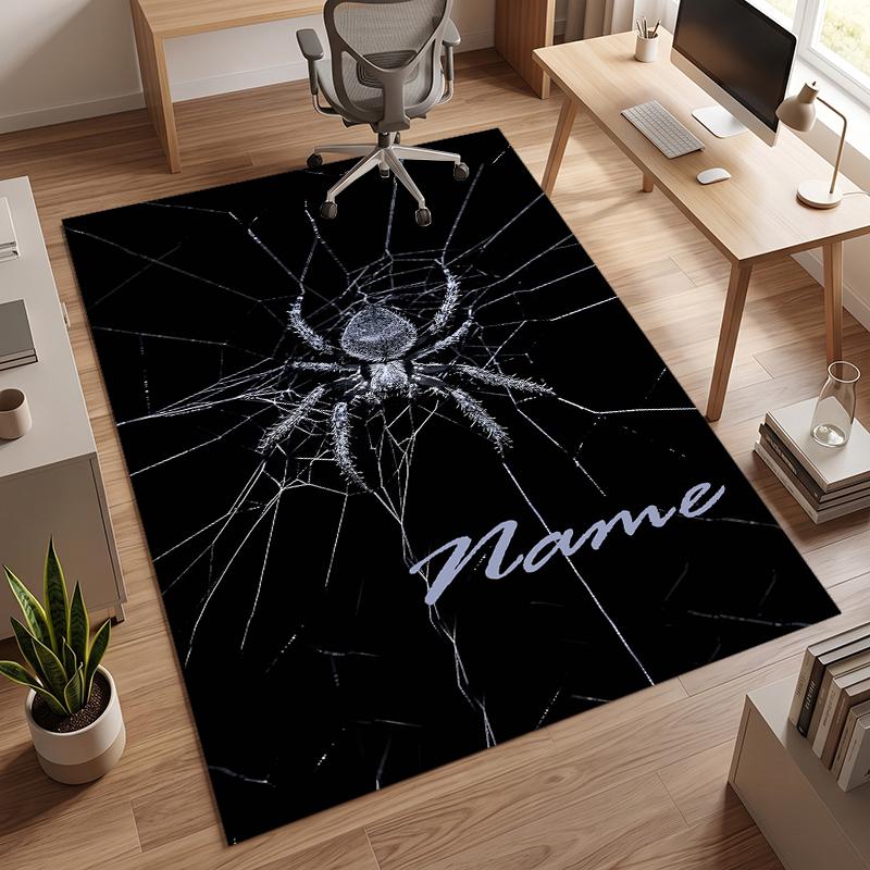 Dark Gothic (5) Personalized Name Office Carpet Stylish Decor for Living Room Bedroom Kitchen