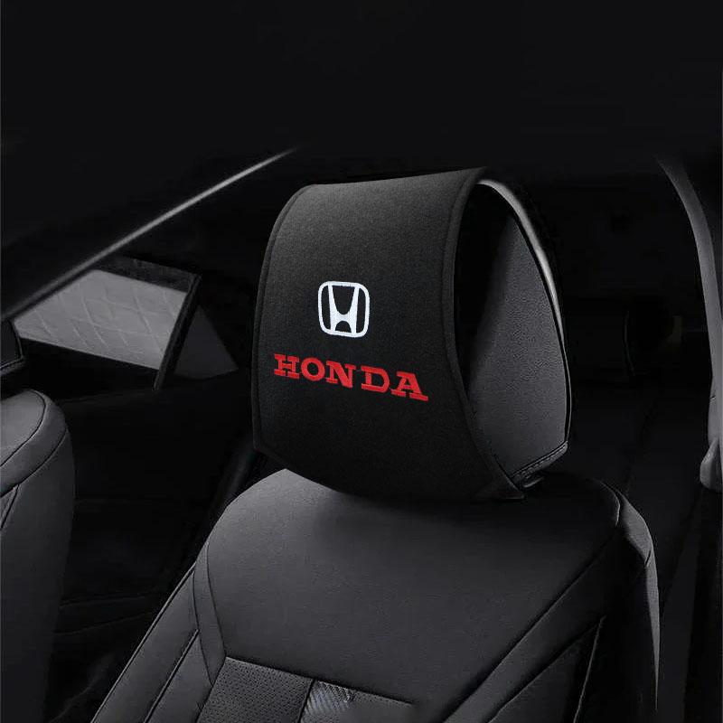1pcs Car Seat Back Headrest Pillow Dustproof Cover for Honda Civic XR-V HR-V Brv City Accord Odyssey Spirior CRV CRX CRZ