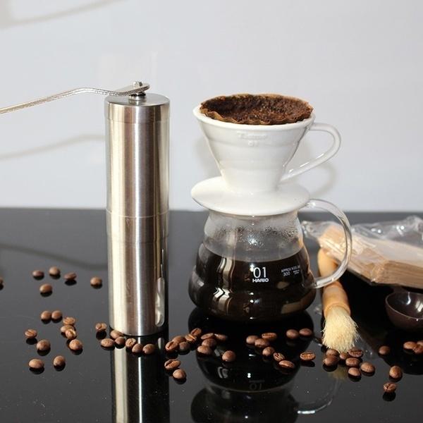 Coffee Grinder Mini Stainless Steel Hand Manual Coffee Bean Grinders Mill Crocus Grinders