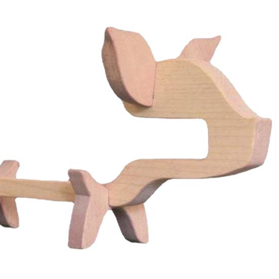 Attractive Animal Shape Storage Anti-scratch Dog Little Pig Statue Wine Stand for Bar Wine Display Stand