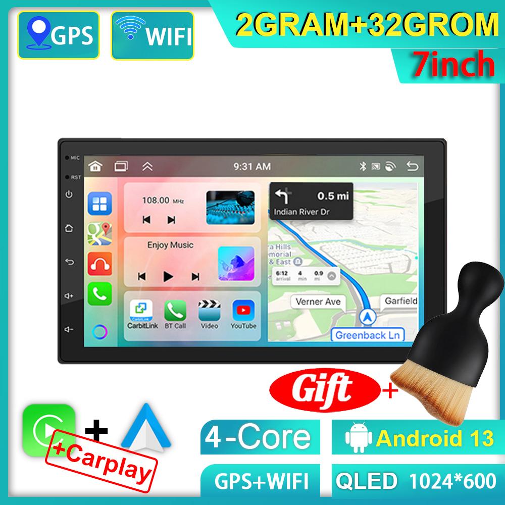 7"/9"/10" Car Radio Android 13 Androidauto Carplay WIFI GPS Car Audio Automotive Multimedia Player For Hyundai Nissan Toyota Kia