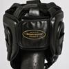 BODYMAKER Head Guard SL, Boxing Head Guard, Martial Arts, Karate, Boxing, Kickboxing, MMA, Practice, Dojo, Sparring, Protector, Size F, Black