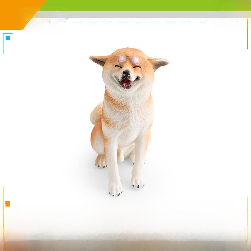 Pvc Pet Dog Animal Model Figurine For Kids Learning Corgi And Shiba Inu Static Decor