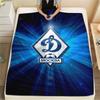 1PC FC Dynamo Moscow Print Flannel Blanket, High Quality Comfortable for All Seasons, Home Decor, Warmth and Comfort, Perfect for Christmas Gifts