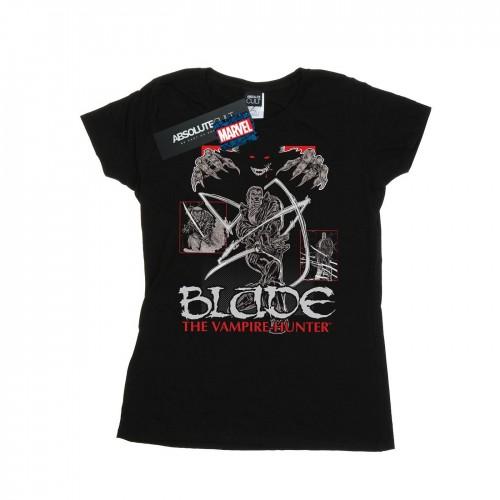 

Marvel Womens/Ladies Blade The Vampire Hunter Cotton T-Shirt XXL білий