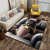 French Bulldog Eating Popcorn suitable as a non-slip mat for the living room or bedroom sofa