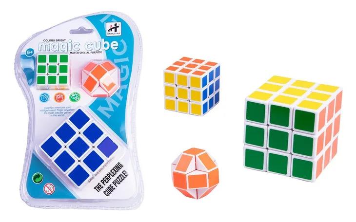 Fast 3x3 LOGIC CUBE SET SNAKE classic