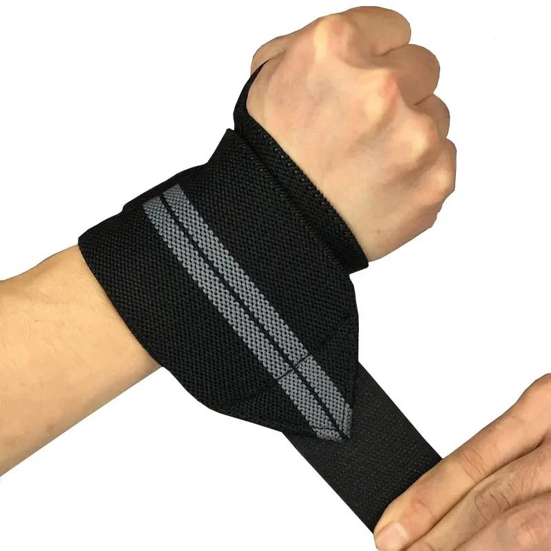 1Pc Adjustable Size Wristband Wrist Support Weight Lifting Gym Training Wrist Support Brace Straps Wraps Powerlifting Wrist Band