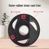 Hungry Wolf Flame Rubber Coated Barbell/Dumbbell Weight Plates