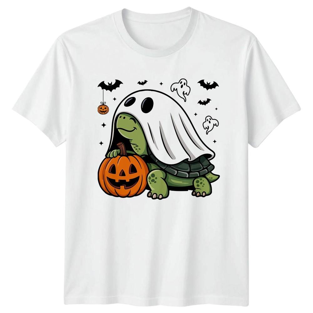 Ghost Turtle Pumpkin Halloween TShirt Turtle Halloween Gift For Him And Her S