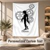 Wall Hanging Tapestry Art Cloth Bedroom Room Background DecorEdward Scissorhands