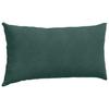Sofa Cushions 2 Pieces Dark Green 80 x 40 cm Cord Fabric