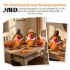 Seasonal Indoor Ornament Thanksgiving Plush Turkey Doll, Stuffed Animal Figurine, Autumn Holiday Tiered Tray Decor Harvest Tabletop Decoration