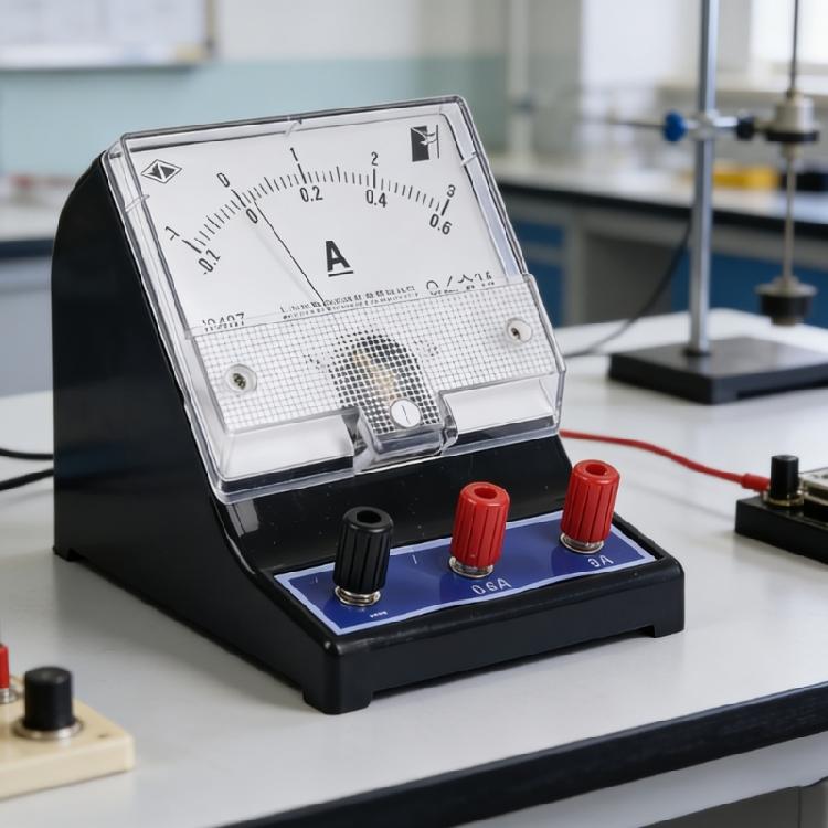 Practical D C Ampere Meter Light Weight Simple Connection Terminals For Various Circuit Test Double Scale Analog Ammeter