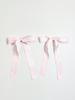 2 pieces of solid- long ribbon bow hairpins, classic and simple hairpin headwear, fashionable hair accessories for girls