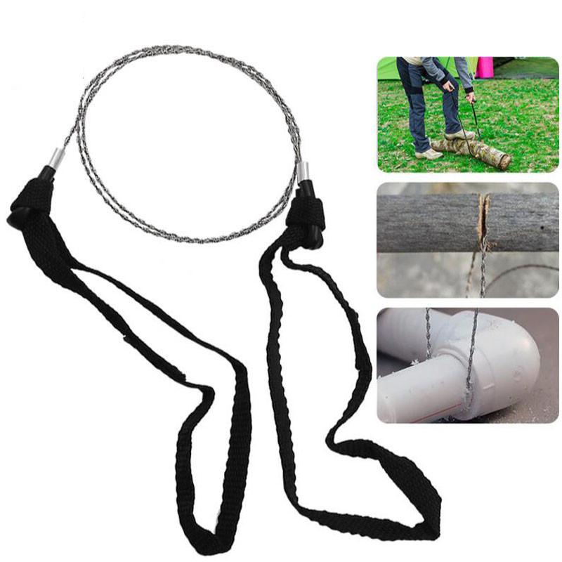 Steel Wire 28"/ 72cm String Sawhand Tool Wire Outdoor Camping Wood Cut