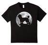 Men Tshirts Funny Streetwear Brand Clothing Poodle And Moon Bodybuilding Tee Shirt Poodle Dog A