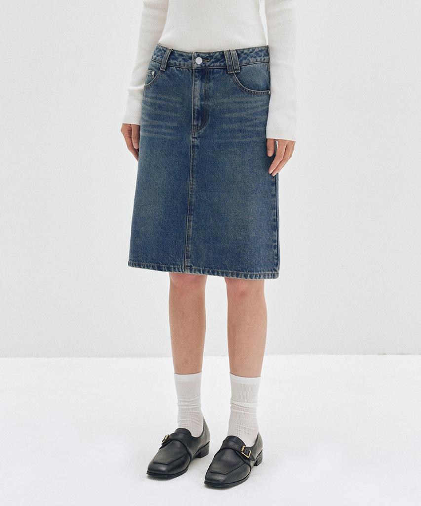 Deketeuumeon Signature Midi Skirt Dcsk002Blue