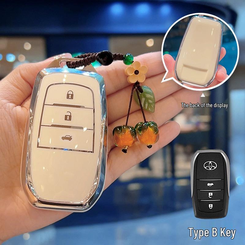 Toyota Key Cover for Camry, Corolla, RAV4, Land Cruiser, Avalon, and Viloran (Women's Edition).