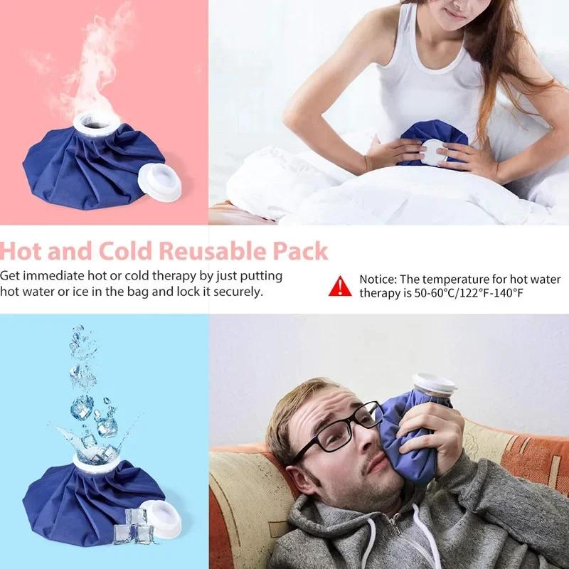 Reusable Various Sizes Medicla Ice Pack for Knee Head Leg Breathable Material Cooler Bag Pain Relief Injury Care Cold Therapy