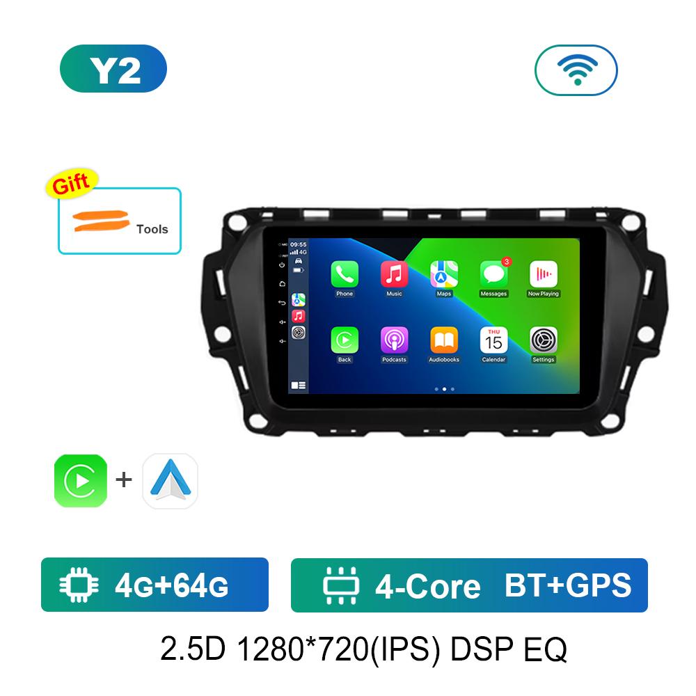 For Great Wall Haval H2 2014 - 2018 Carplay Android OS Car Video Multimedia Player GPS Navi WiFi QLED IPS Screen 4G Head Unit
