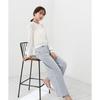 Proportion Body Dressing Sequin Mesh Knit Cream Yellow Women's Sweater,